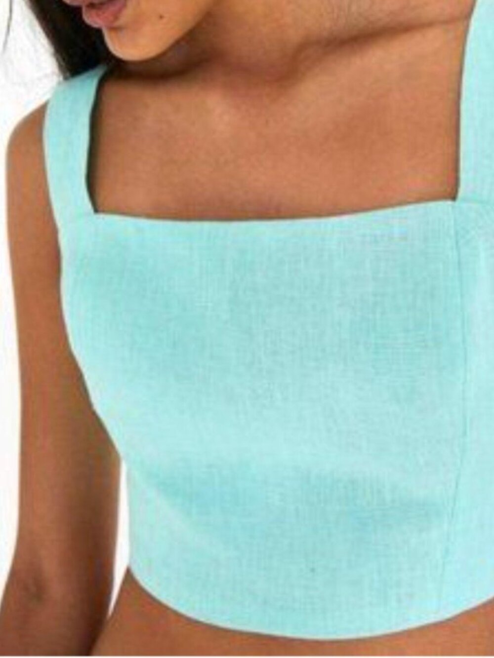 Farm Rio Linen Crop Top